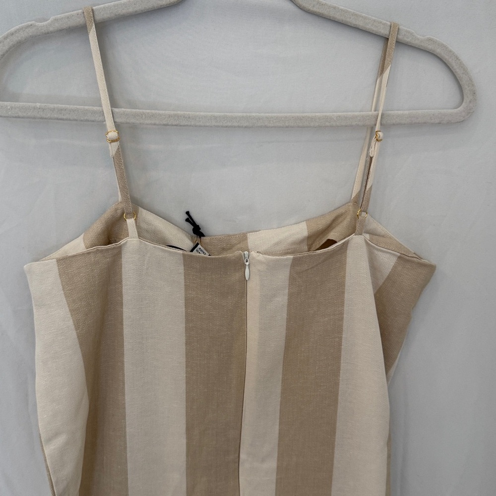 Rachel Parcell Midi stripe column Dress NWT tan and cream
Sz small - Picture 6 of 7